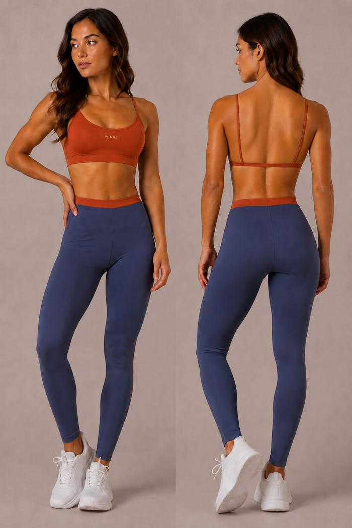 Legging Multicolor Com Bolso